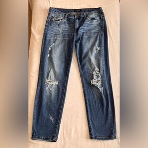 Judy Blue Relaxed Fit Distressed Jeans, size 13/31